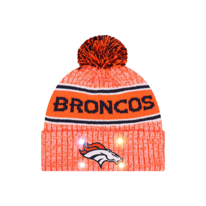 Football Team Warm Light up Pom Beanie