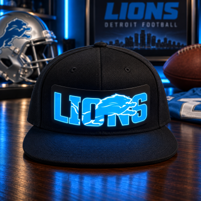 Football Fan LED Light-Up Snapback Cap