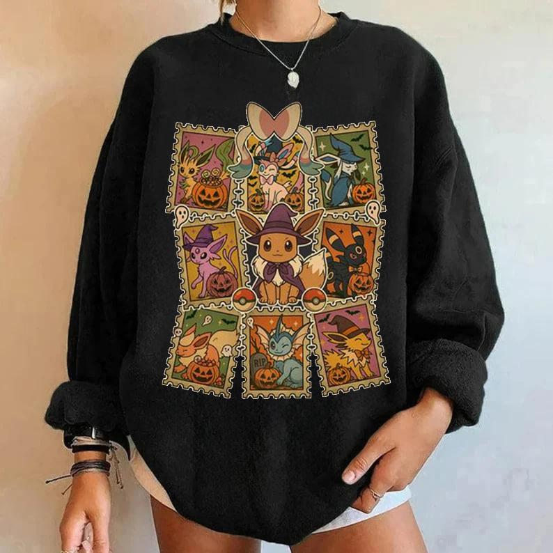 Eevee Halloween Evolutions T-Shirt 