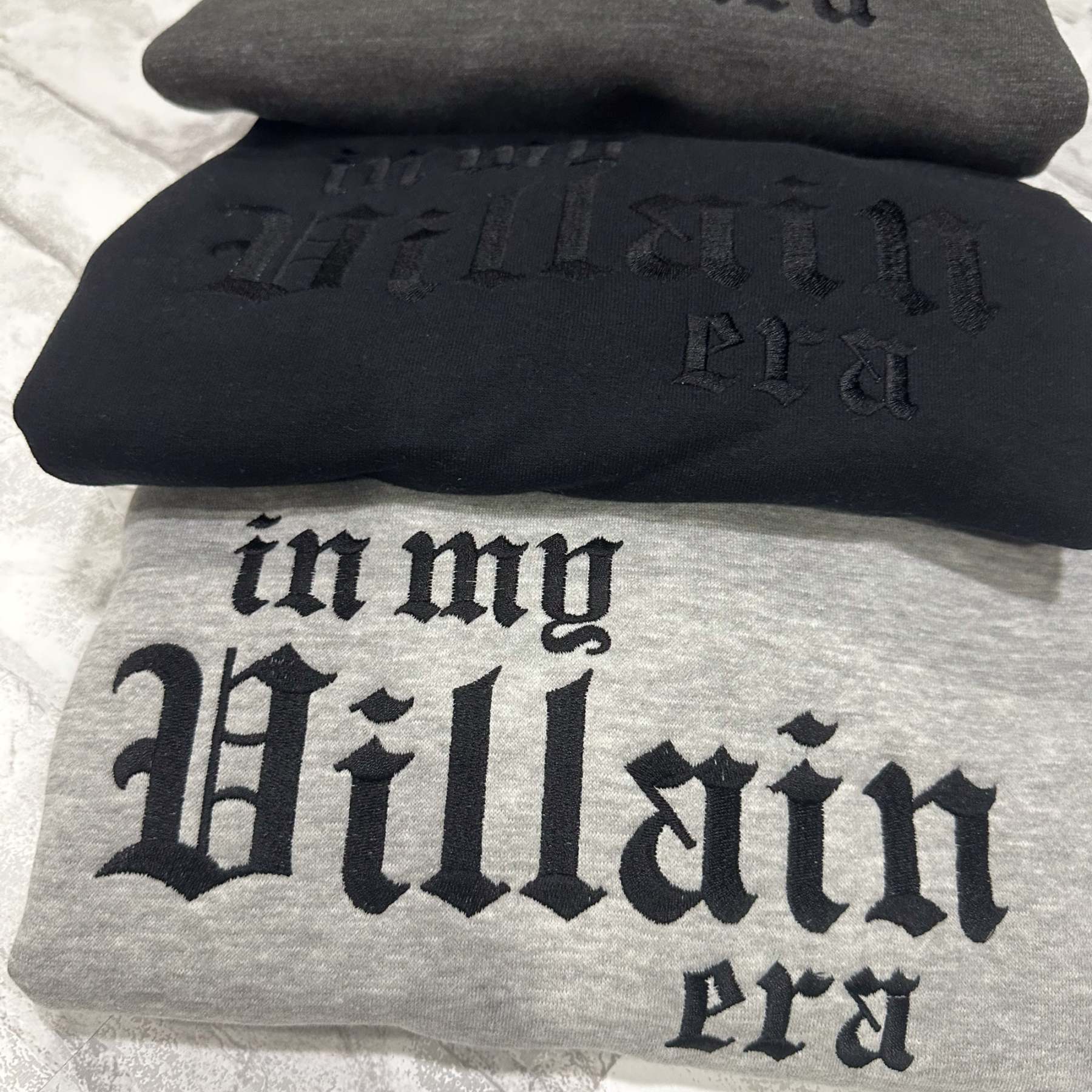 In My Villain Era - Embroidered Crewneck Sweatshirt