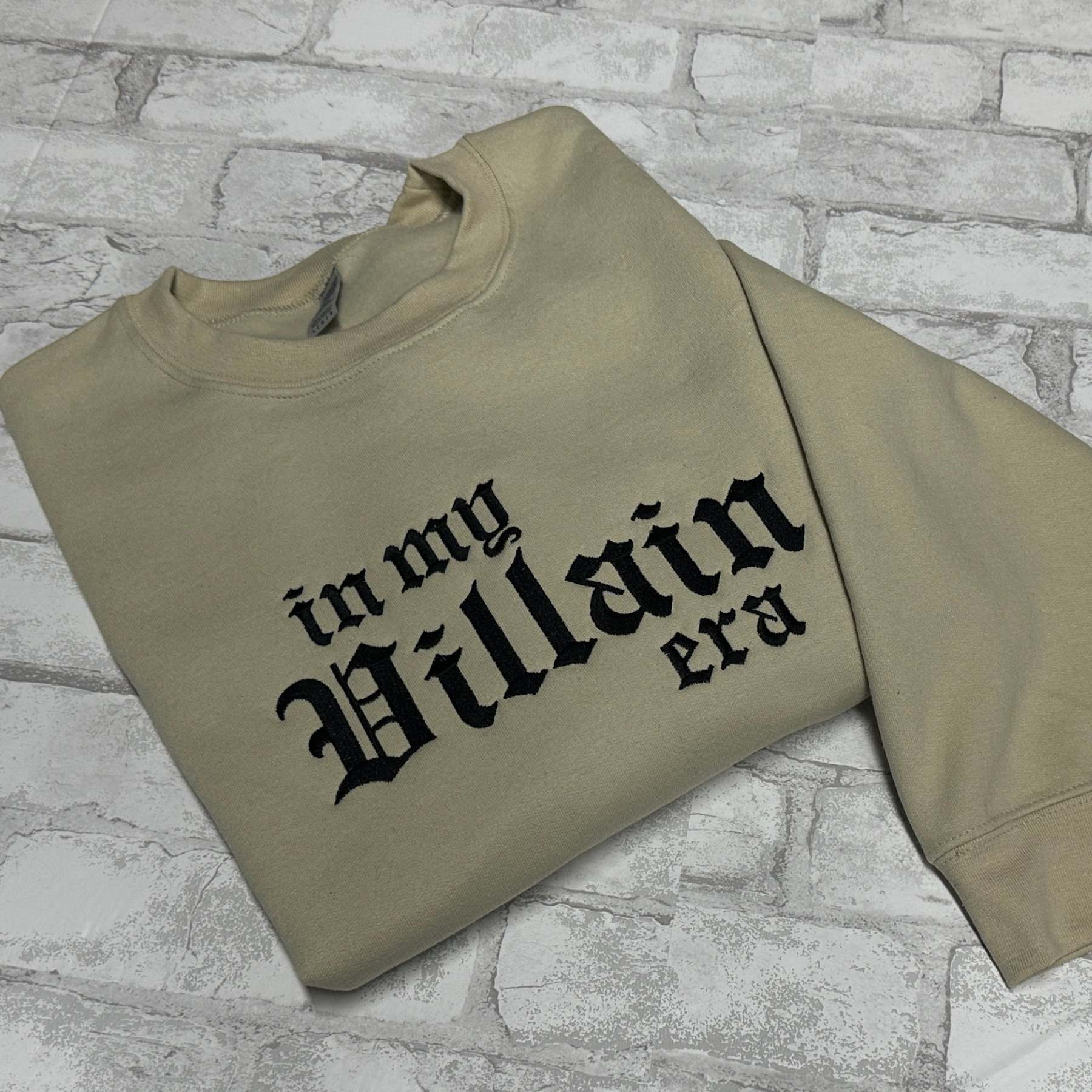 In My Villain Era - Embroidered Crewneck Sweatshirt