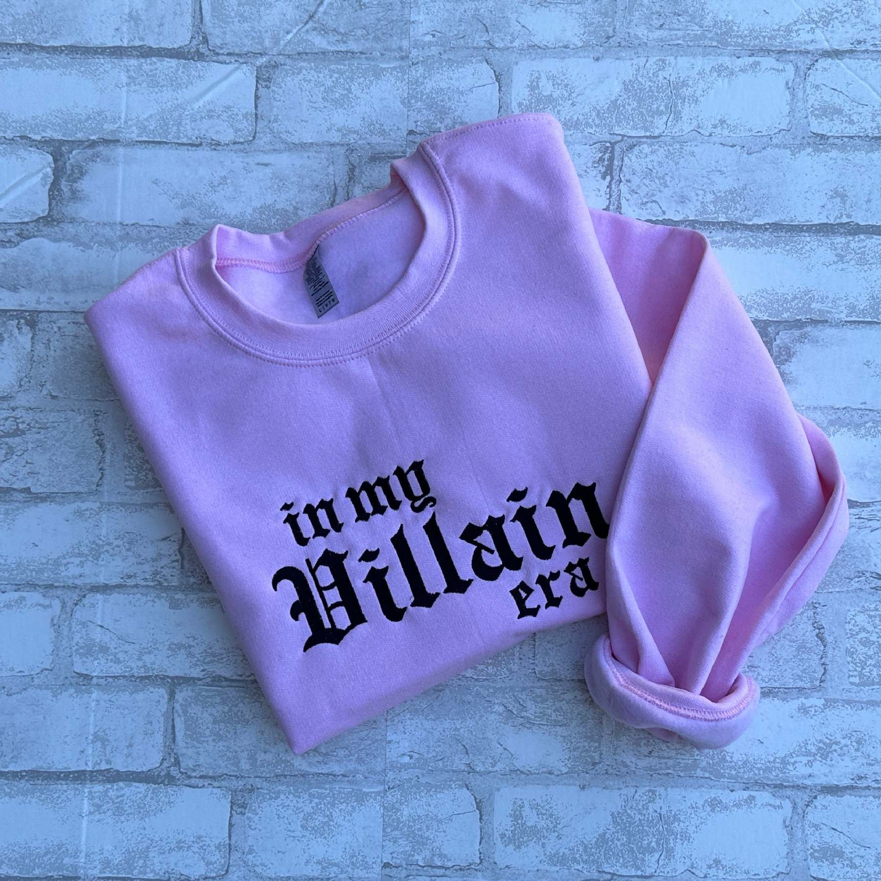 In My Villain Era - Embroidered Crewneck Sweatshirt