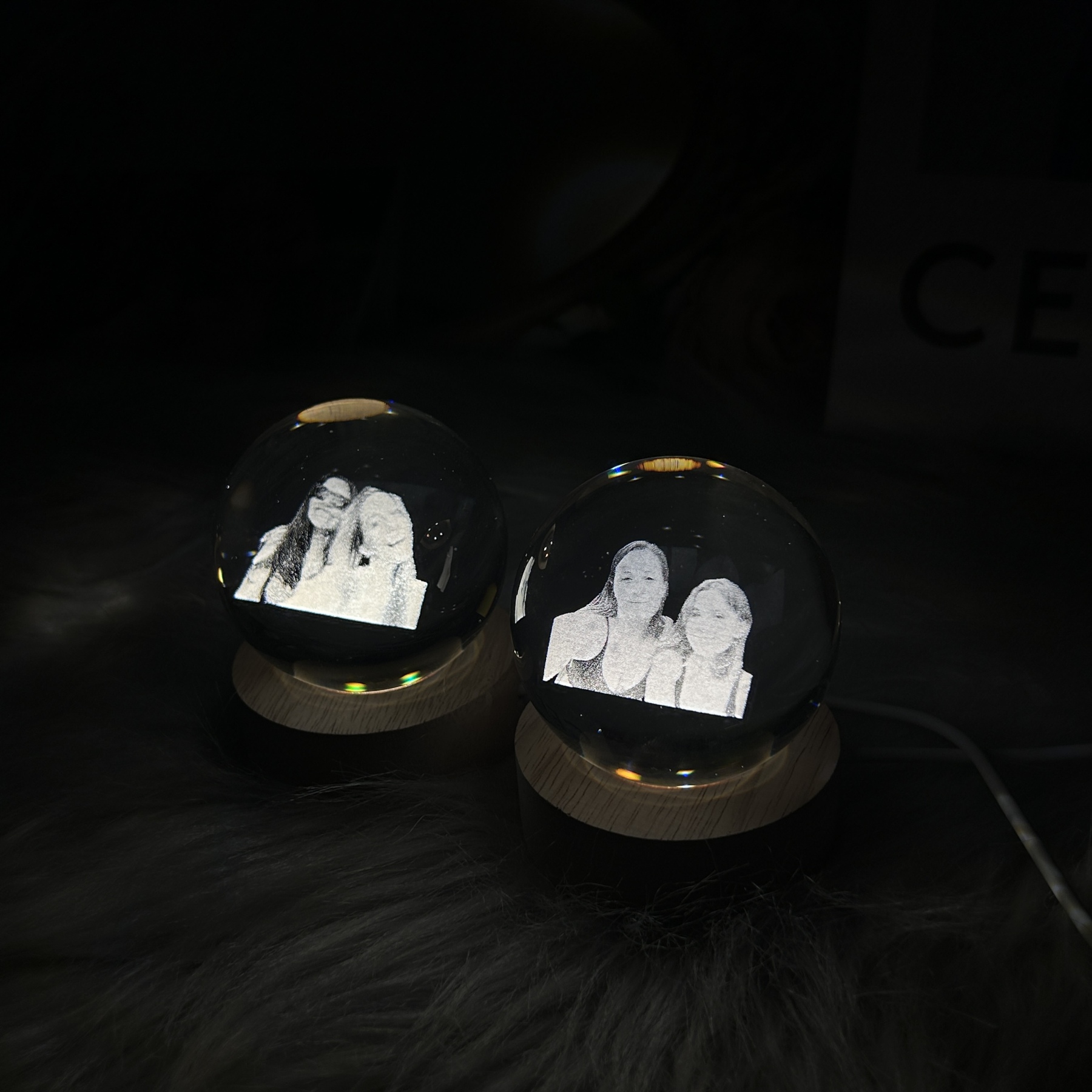 Personalized 3D Heart Crystal Photo Gift