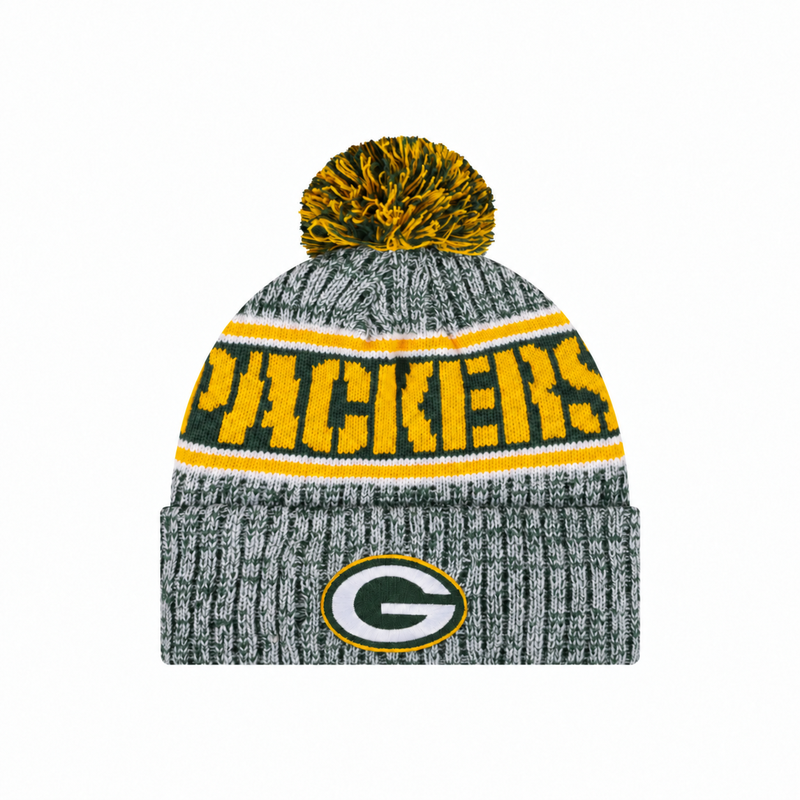 Football Team Warm Light up Pom Beanie