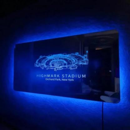 Highmark Stadium  Mirror Light-Gifts For Sports Lovers、 Buffalo Bills、NFL、Pennsylvania