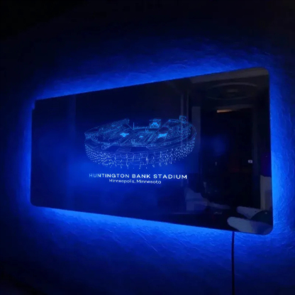 Huntington Bank Stadium Minneapolis Minnesota Stadium Mirror Light-Gifts For Sports Lovers、Minnesota Golden Gophers、NCAA