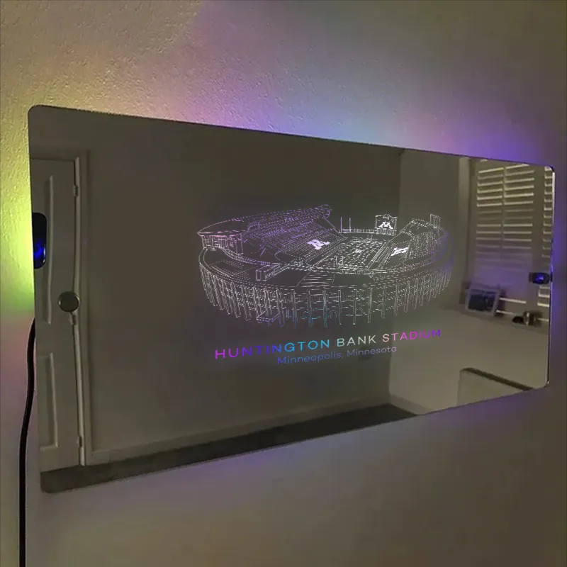 Huntington Bank Stadium Minneapolis Minnesota Stadium Mirror Light-Gifts For Sports Lovers、Minnesota Golden Gophers、NCAA
