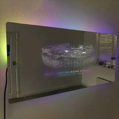 Huntington Bank Stadium Minneapolis Minnesota Stadium Mirror Light-Gifts For Sports Lovers、Minnesota Golden Gophers、NCAA