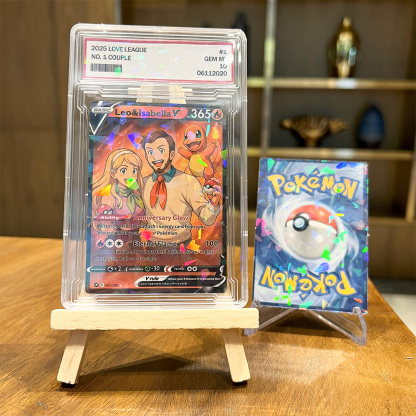 Custom Anime PokeLove 8 Types V Card For Couples Pokecard with Poke Character