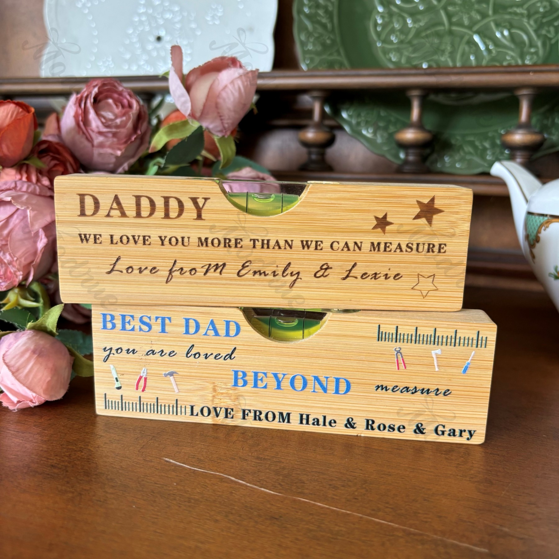 Personalised Wooden Spirit Level Bottle Opener