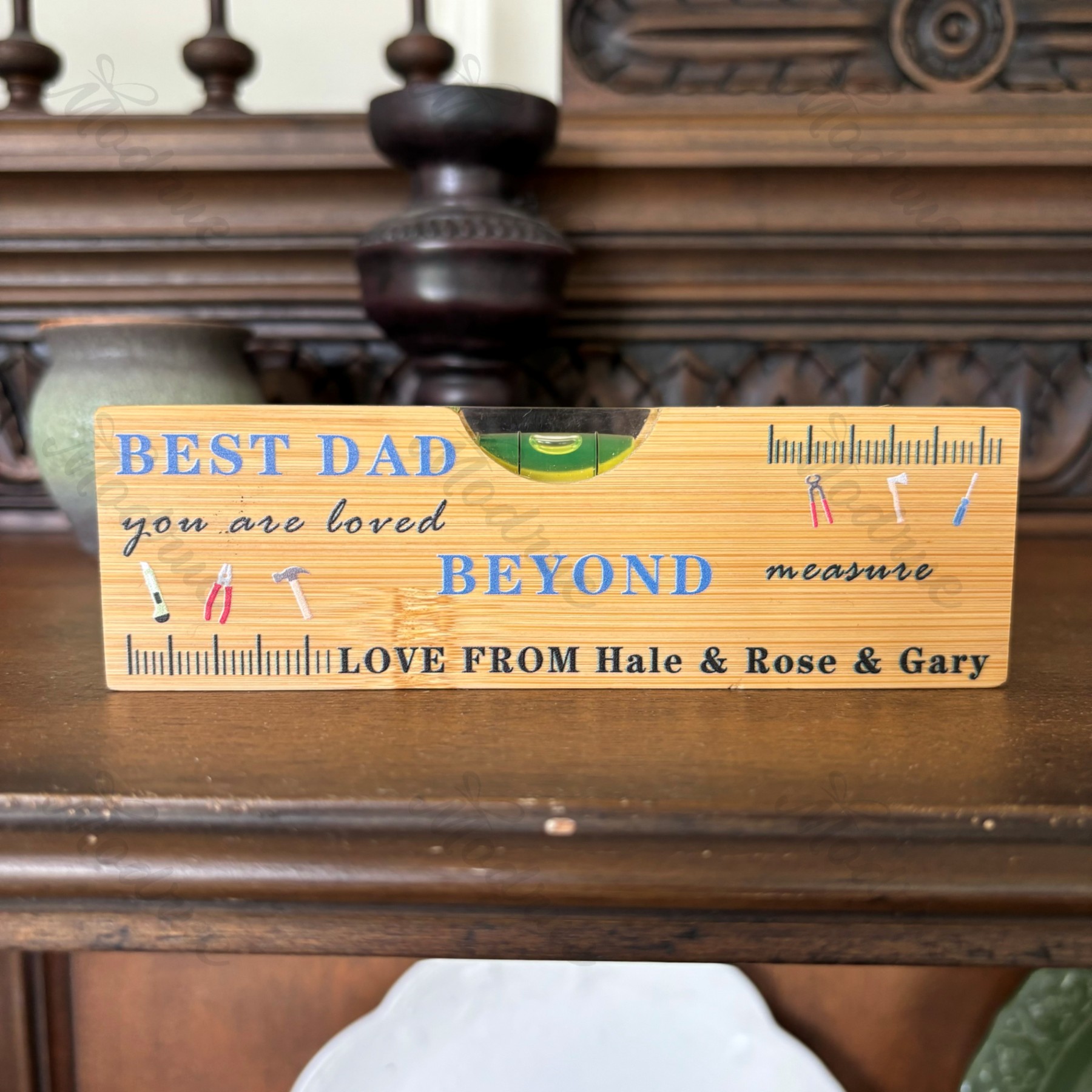 Personalised Wooden Spirit Level Bottle Opener