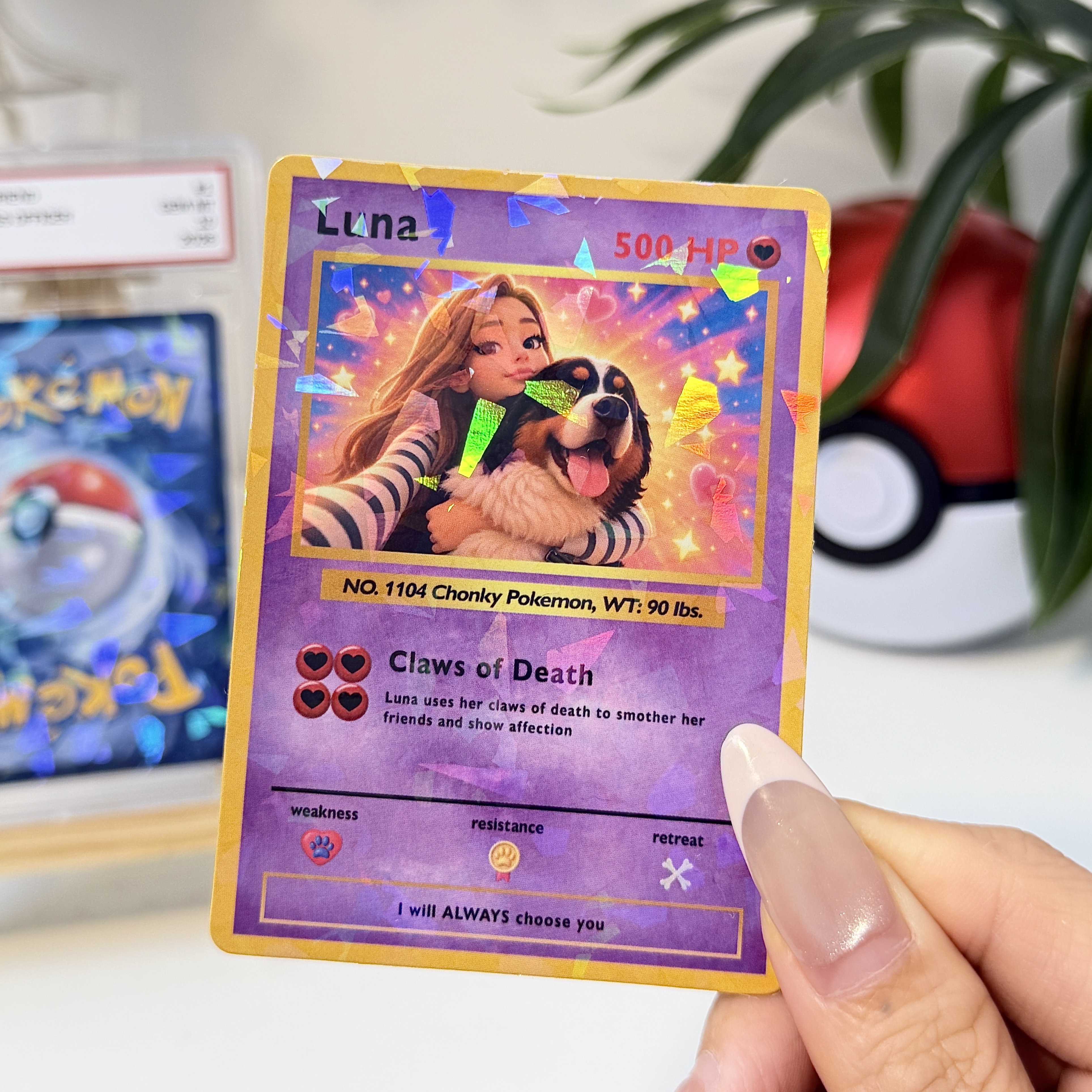 Turn Your Pet Into A Cartoon Anime Card