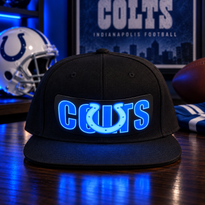 Football Fan LED Light-Up Snapback Cap