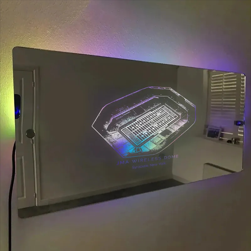 JMA Wireless Dome Stadium Mirror Light-Gifts For Sports Lovers、Syracuse Orange、Lacrosse&Basketball、Carrier Dome、NCAA