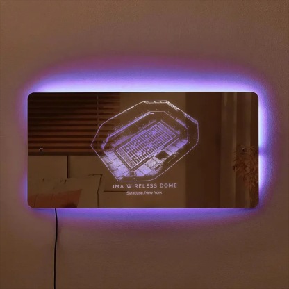 JMA Wireless Dome Stadium Mirror Light-Gifts For Sports Lovers、Syracuse Orange、Lacrosse&Basketball、Carrier Dome、NCAA