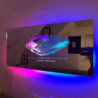Joan C. Edwards Stadium Mirror Light-Gifts For Sports Lovers、Marshall University Thundering Herd、NCAA