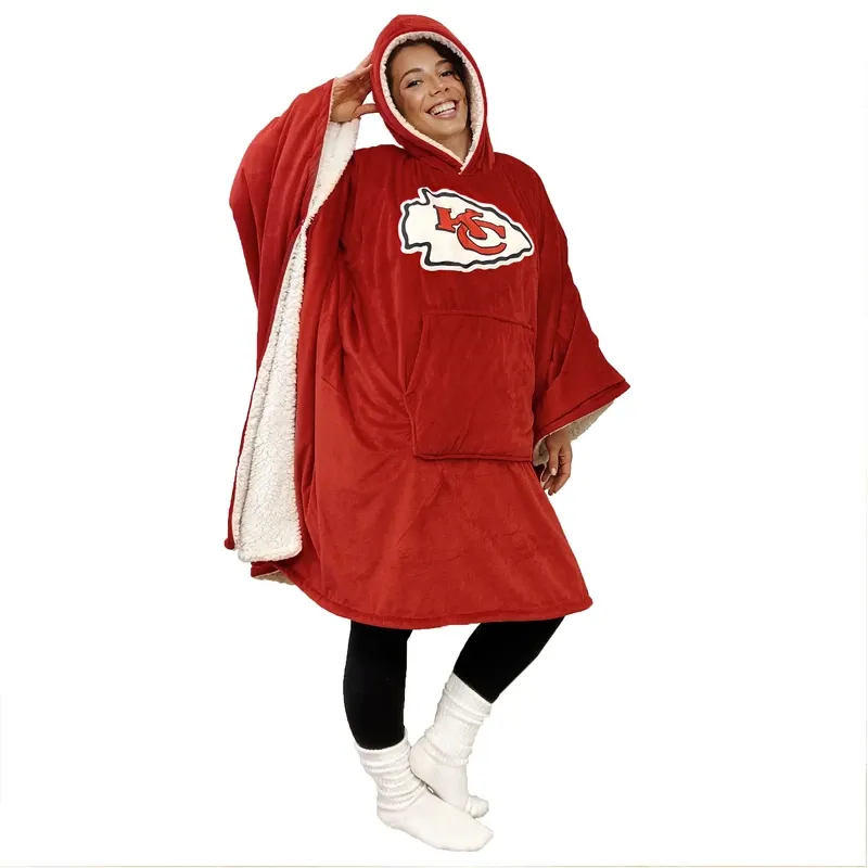 Game Day Oversized Wearable Sherpa Fan Cape