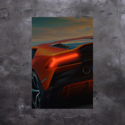 LED Car Poster