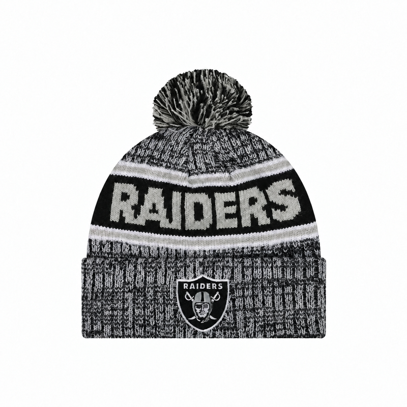 Football Team Warm Light up Pom Beanie