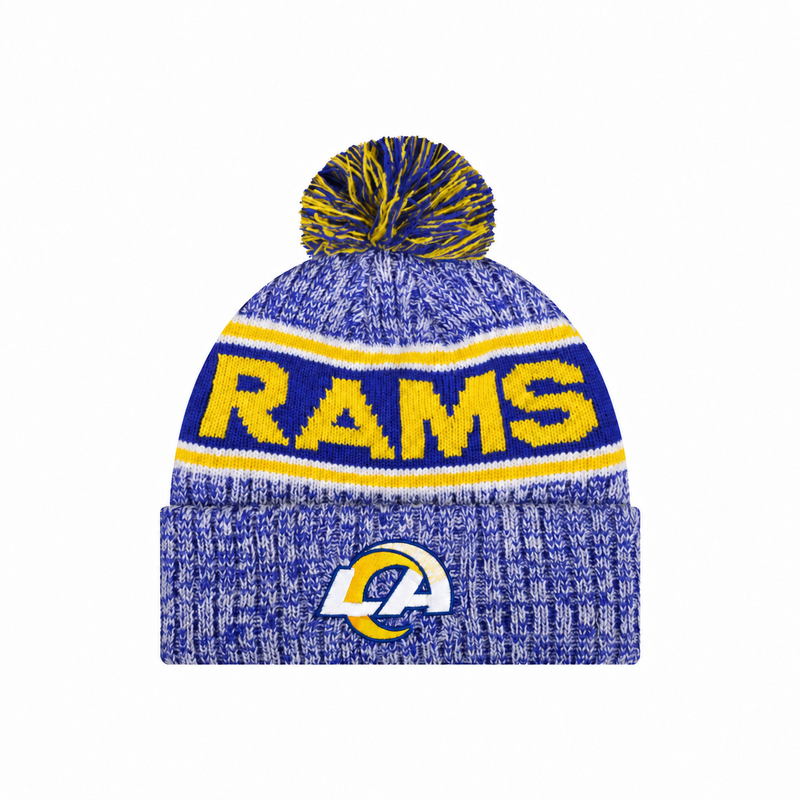 Football Team Warm Light up Pom Beanie