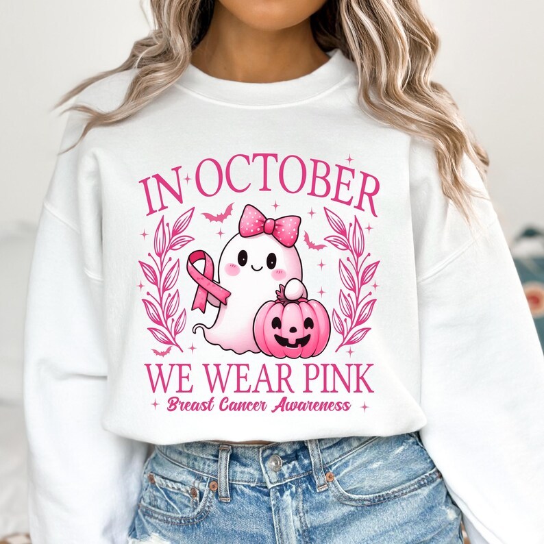 In October We Wear Pink Ghost Shirt