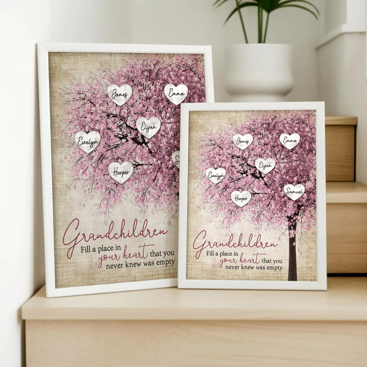 Personalised Family Tree Canvas 