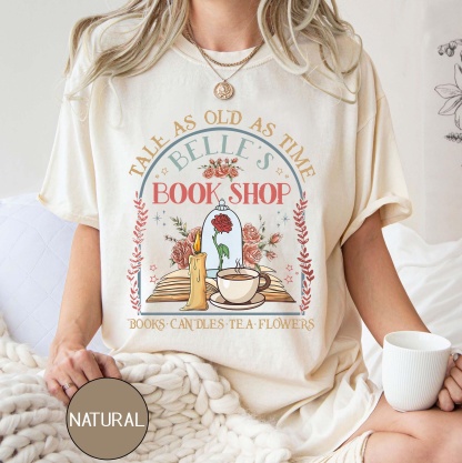 Tale As Old As Time Tee Book Shop Shirt