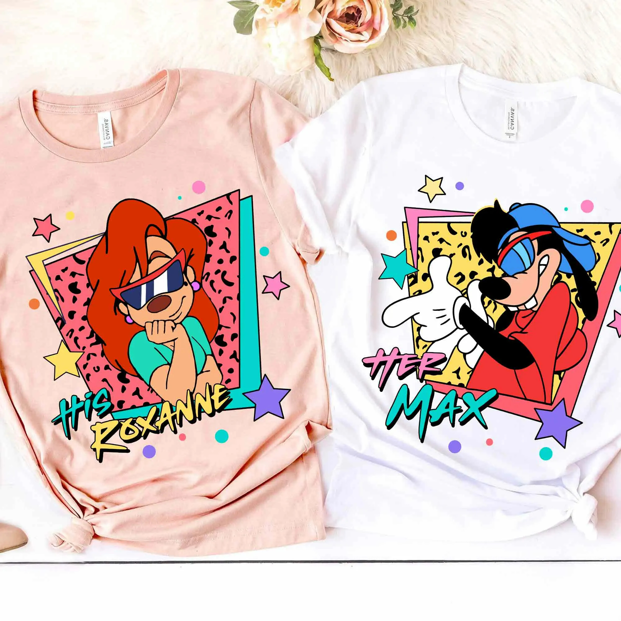 Vintage 90s Movie Couple Matching Tee