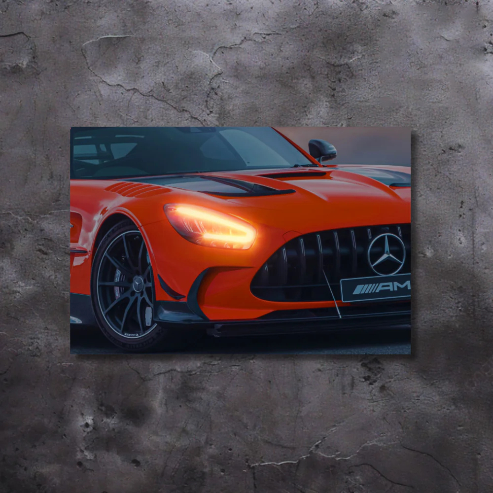 LED Car Poster