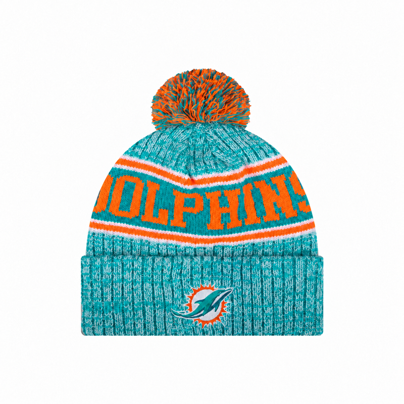 Football Team Warm Light up Pom Beanie