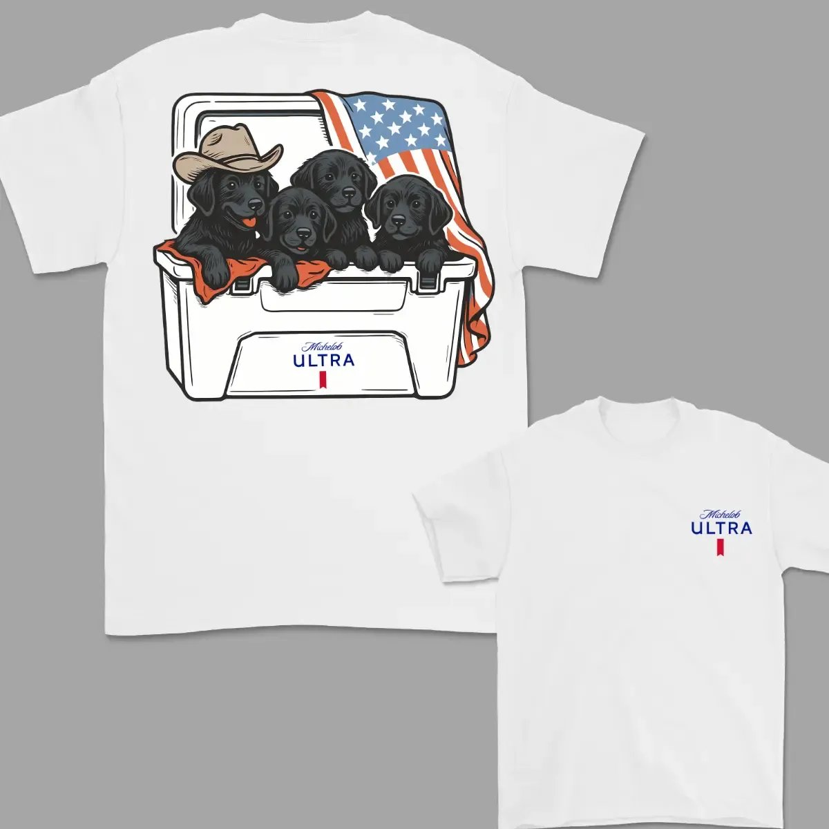 Black Labrador T-shirt, Dogs Beer Tees