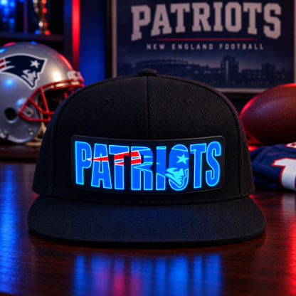 Football Fan LED Light-Up Snapback Cap