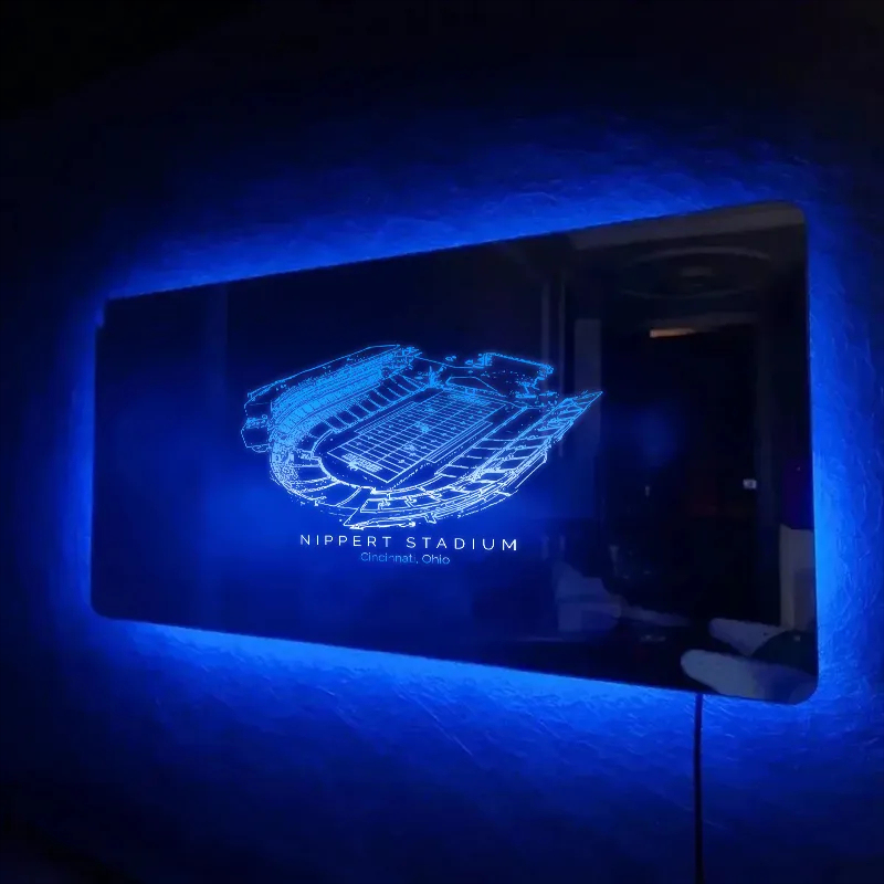 Nippert Stadium Mirror Light-Gifts For Sports Lovers、Cincinnati Bearcats、NCAA