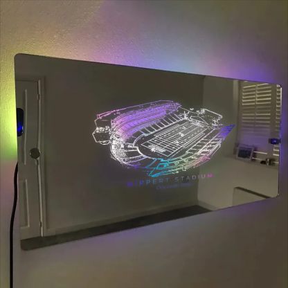 Nippert Stadium Mirror Light-Gifts For Sports Lovers、Cincinnati Bearcats、NCAA
