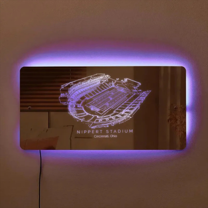 Nippert Stadium Mirror Light-Gifts For Sports Lovers、Cincinnati Bearcats、NCAA