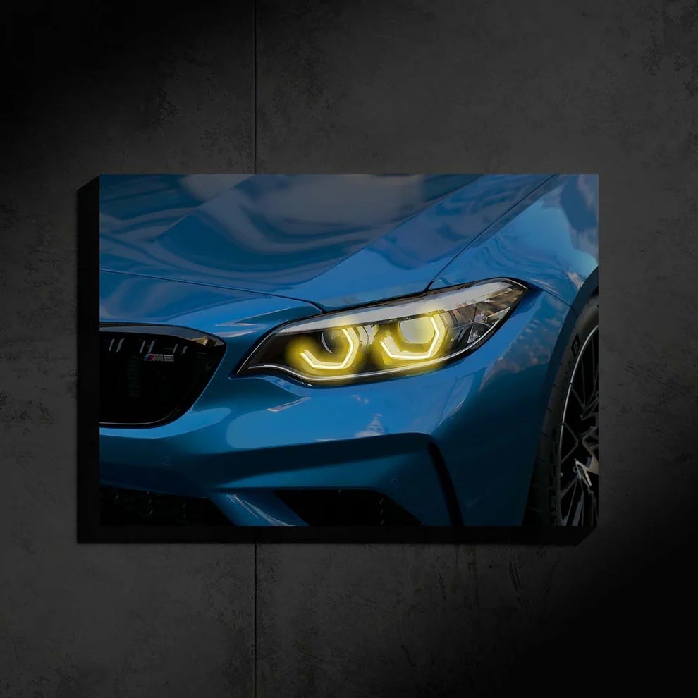 LED Car Poster
