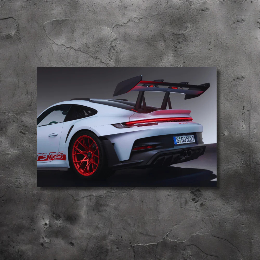 LED Car Poster