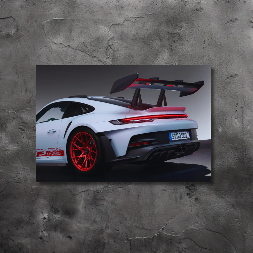 LED Car Poster