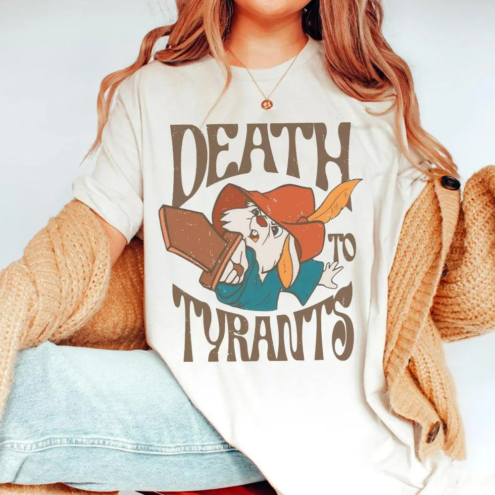Retro 70S Skippy Rabbit Death To Tyrants Shirt