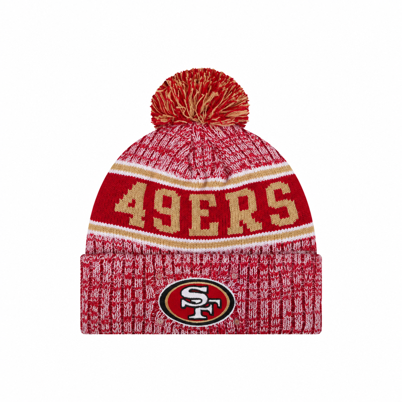 Football Team Warm Light up Pom Beanie