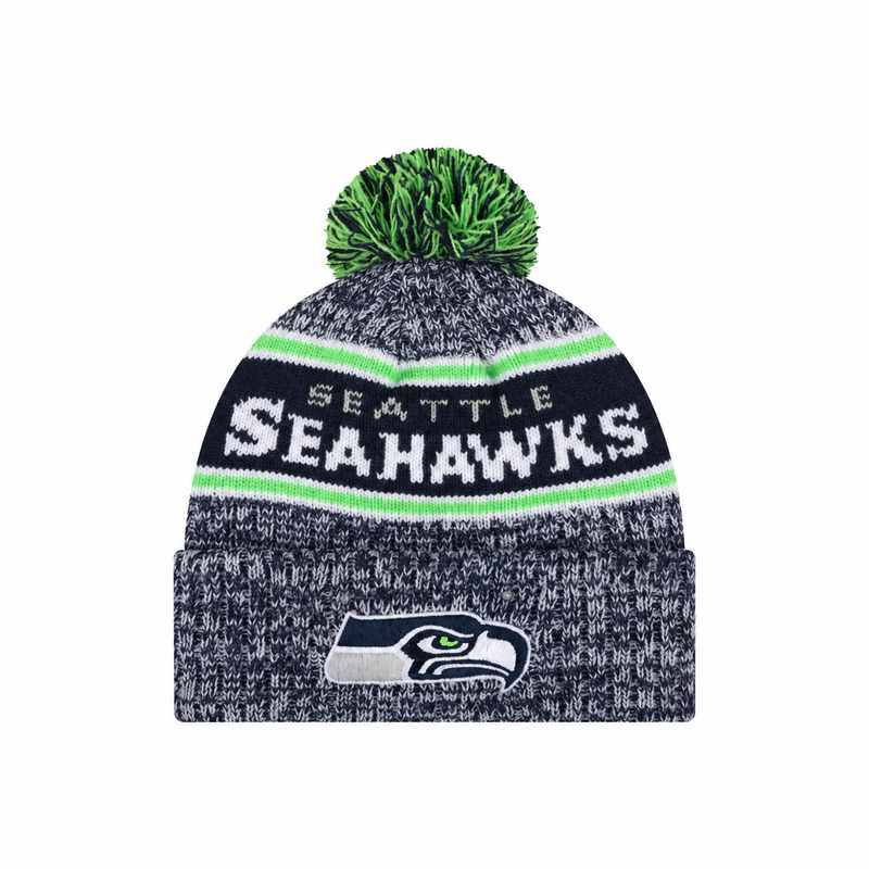 Football Team Warm Light up Pom Beanie