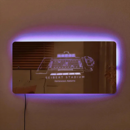 Seibert Stadium Mirror Light-Gifts For Sports Lovers、UAB Blazers 、NCAA、Alabama