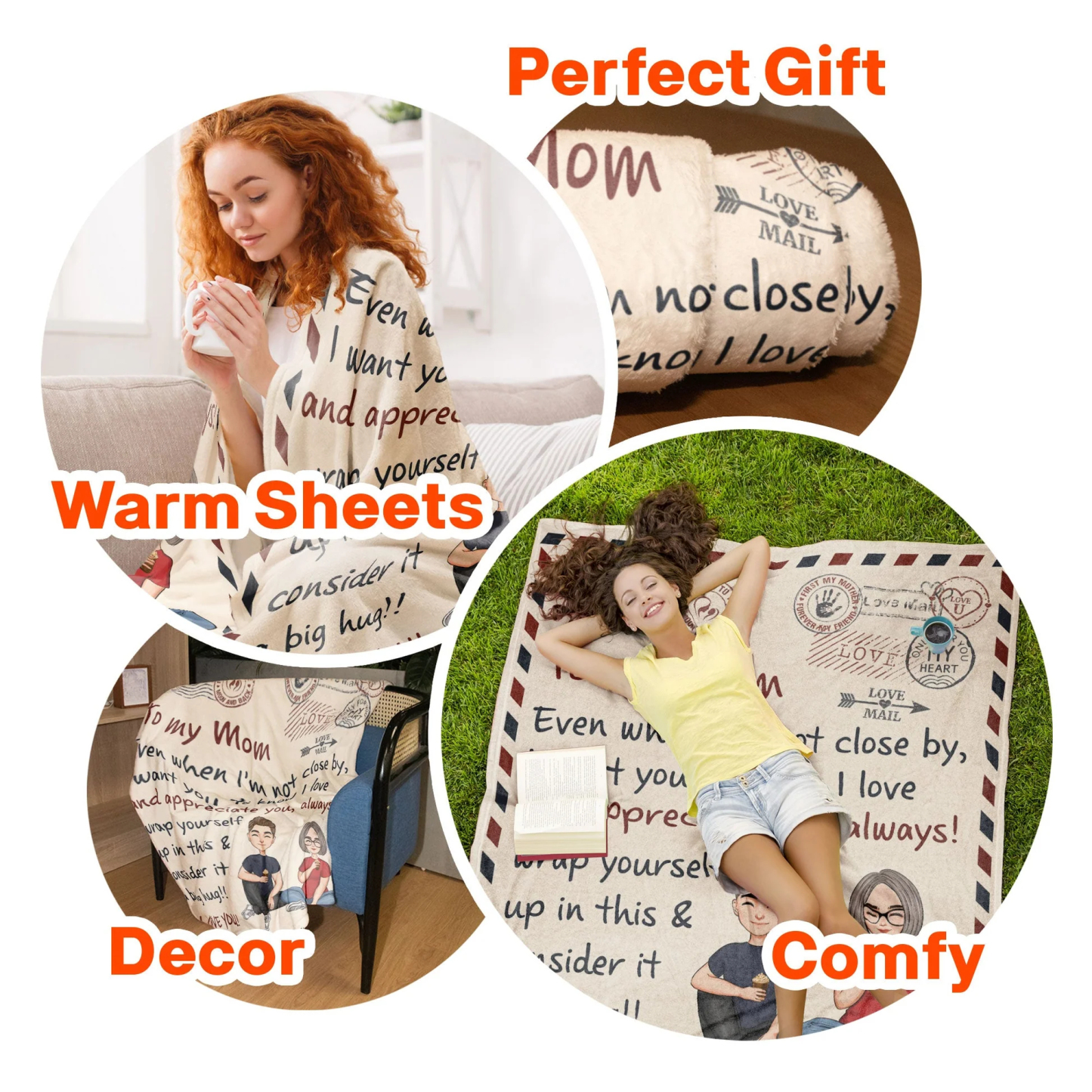 【青藜测试】To My Mom I'm Not Close - Personalized Blanket