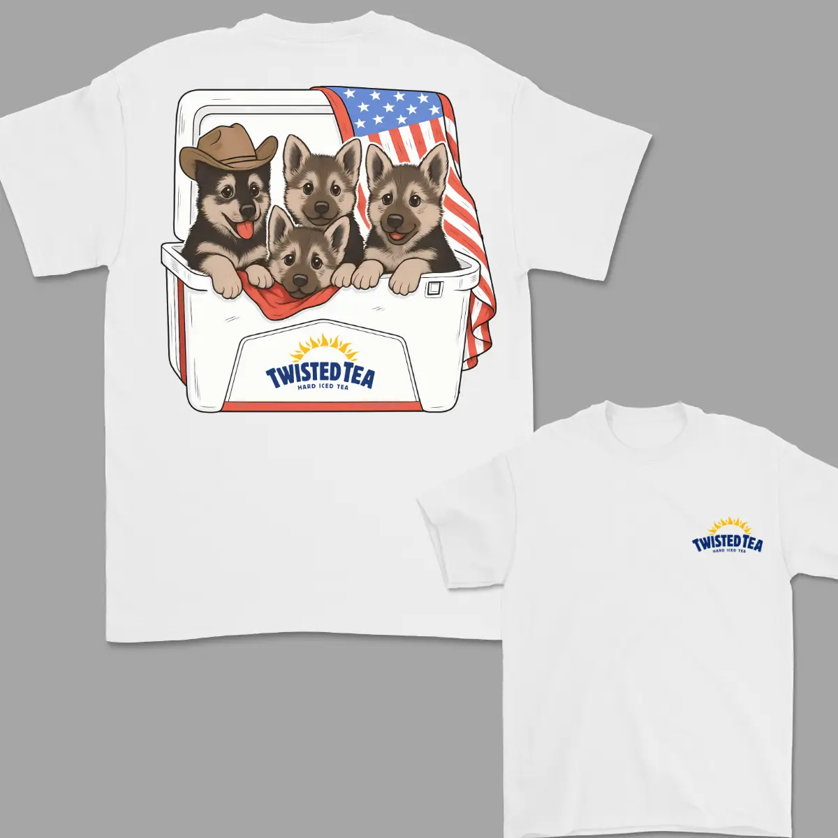 Dogs Beer Tees, German Shepherd T-shirt
