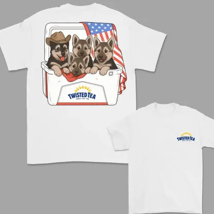 Dogs Beer Tees, German Shepherd T-shirt