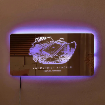 Vanderbilt Stadium Mirror Light-Gifts For Sports Lovers、Vanderbilt Commodores、NCAA、Tennessee