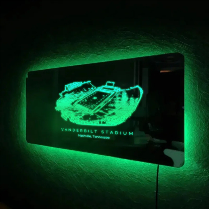 Vanderbilt Stadium Mirror Light-Gifts For Sports Lovers、Vanderbilt Commodores、NCAA、Tennessee