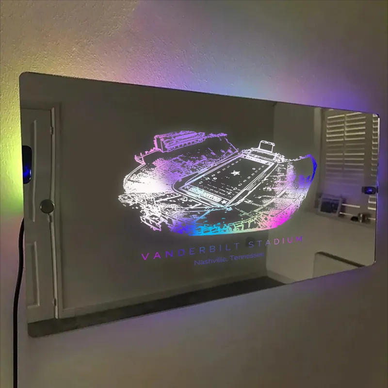 Vanderbilt Stadium Mirror Light-Gifts For Sports Lovers、Vanderbilt Commodores、NCAA、Tennessee