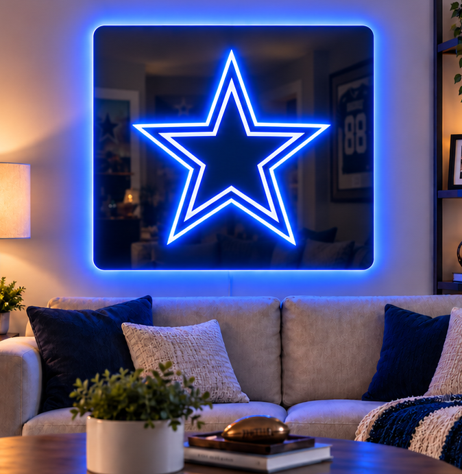 Football Teams LED Mirror Lights