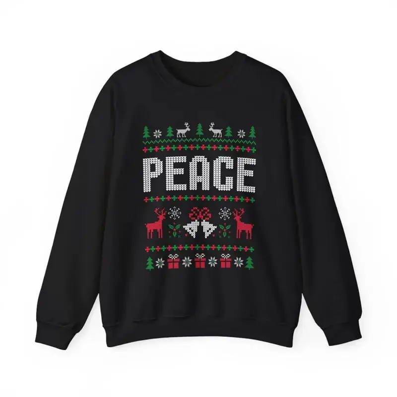 Funny ugly Christmas sweatshirts for couples